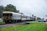 Parlor Car 107 brings up the rear of the southbound excursion tran   